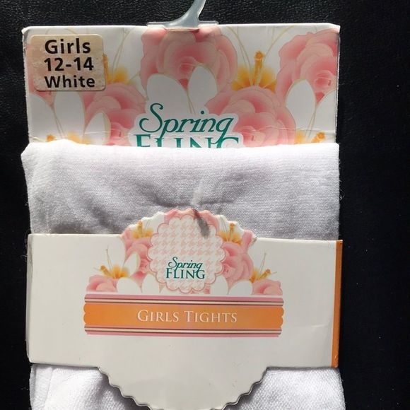 Spring Fling Girls Tights - Picture 2 of 4